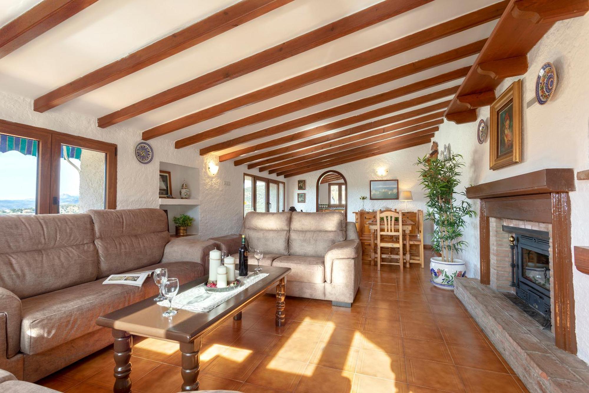 Casa Jardín del Olivar con Piscina privada Alcaucín Exterior foto