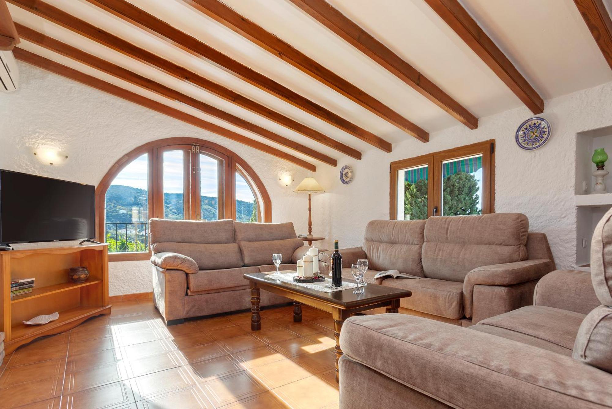 Casa Jardín del Olivar con Piscina privada Alcaucín Exterior foto