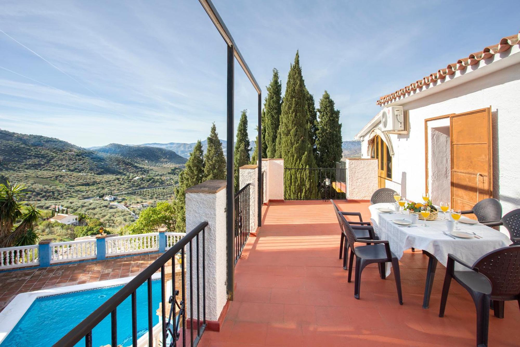 Casa Jardín del Olivar con Piscina privada Alcaucín Exterior foto