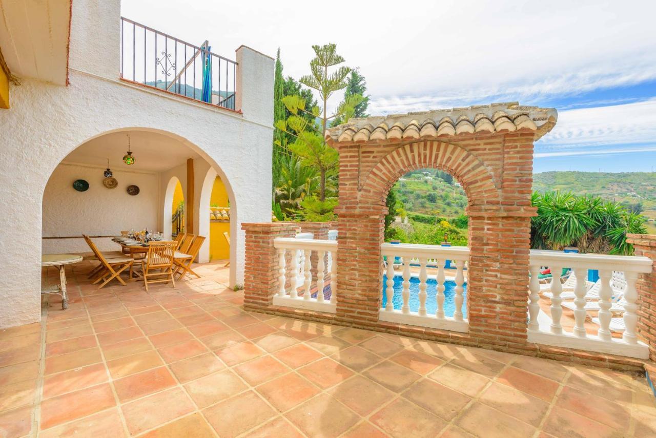 Casa Jardín del Olivar con Piscina privada Alcaucín Exterior foto